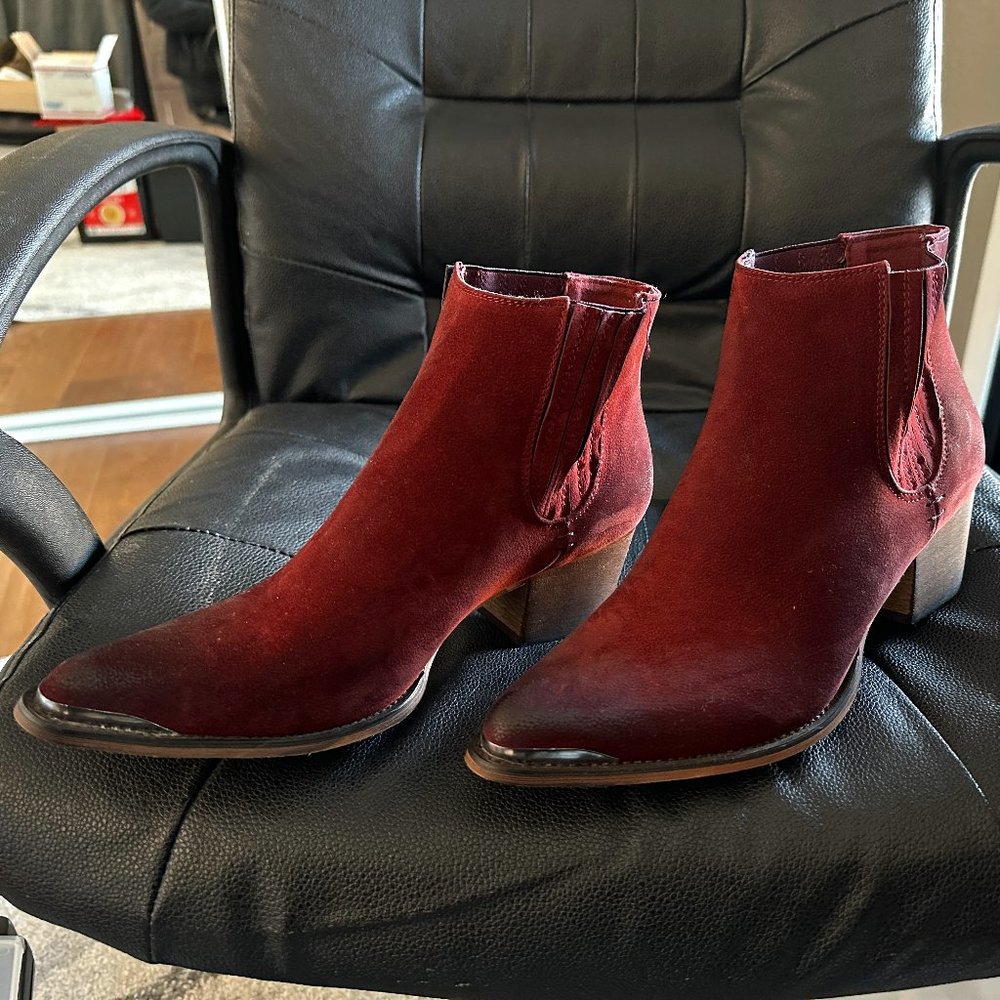 ARider Girl Maroon Ankle Boot
